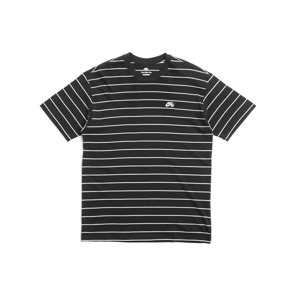 Nike SB Striped T-Shirt - Black/White