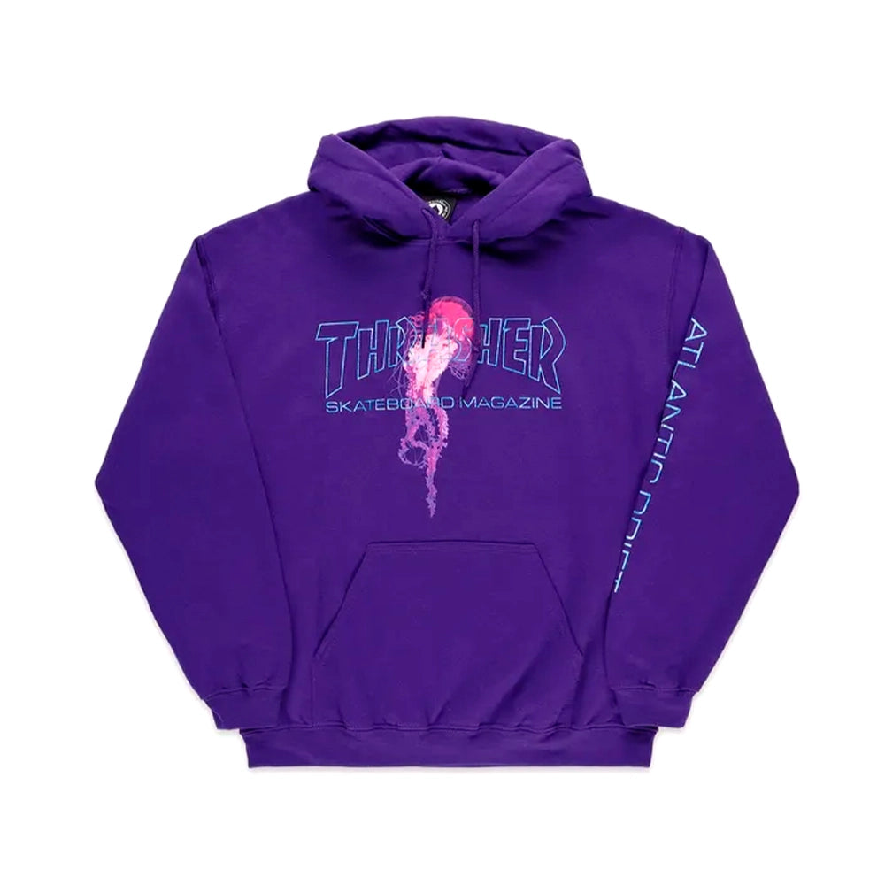 Thrasher Atlantic Drift Hoodie Purple - Main Image