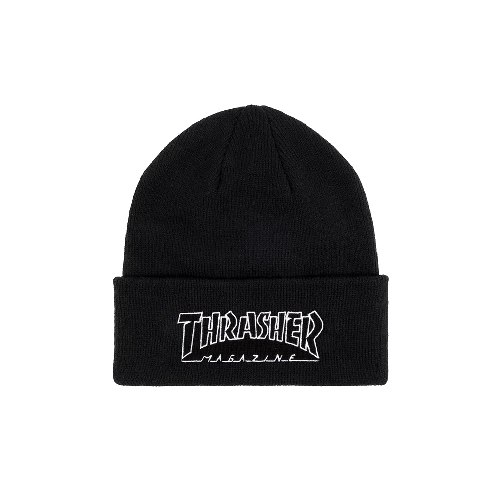 Thrasher - Outlined Beanie - Black