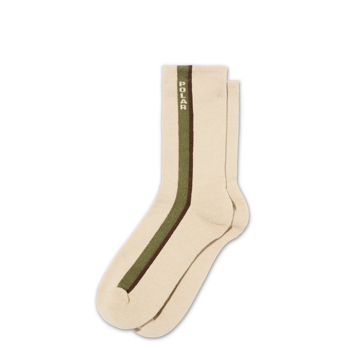 Polar - Business Socks Side Stripe - Beige