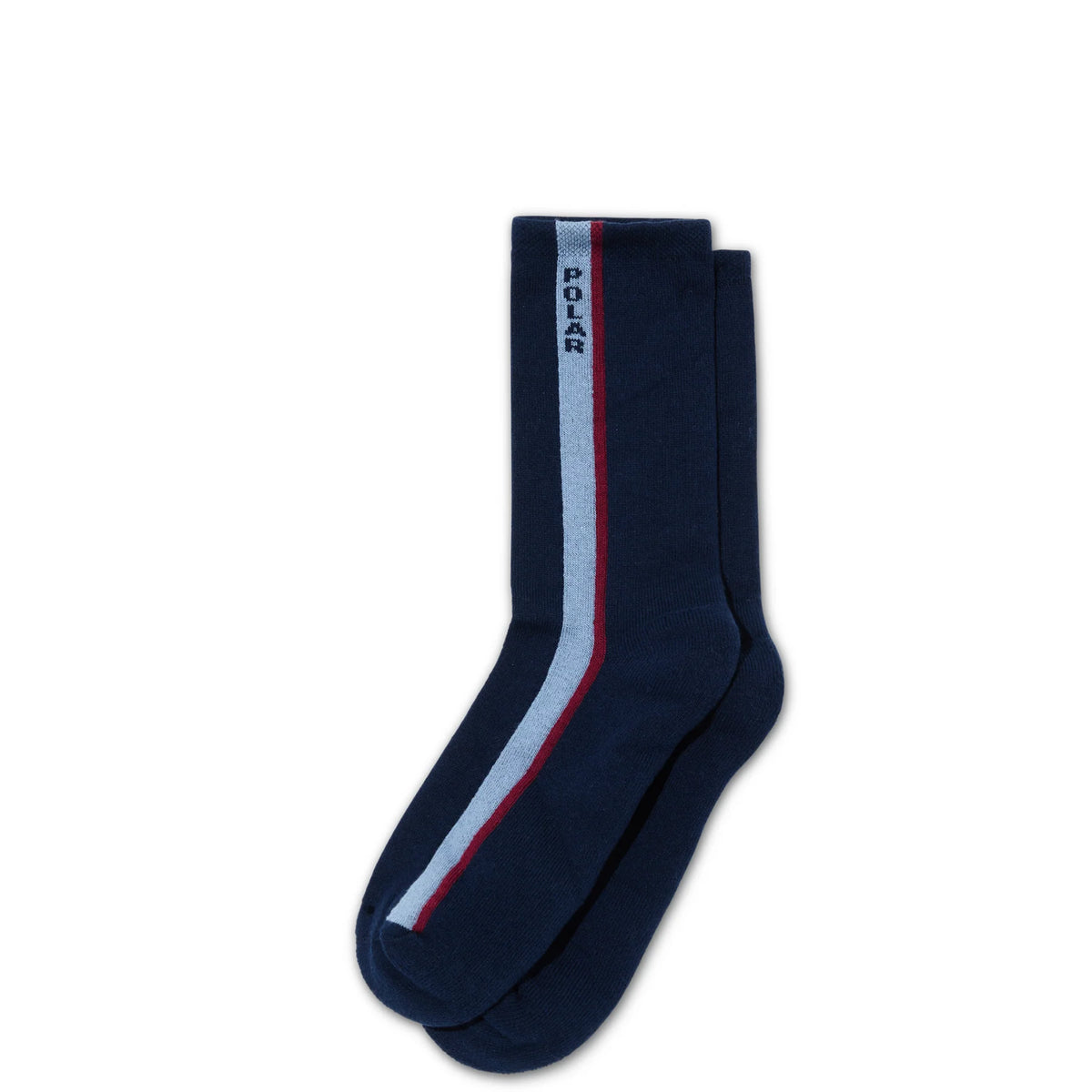 Polar - Business Socks Side Stripe - Navy
