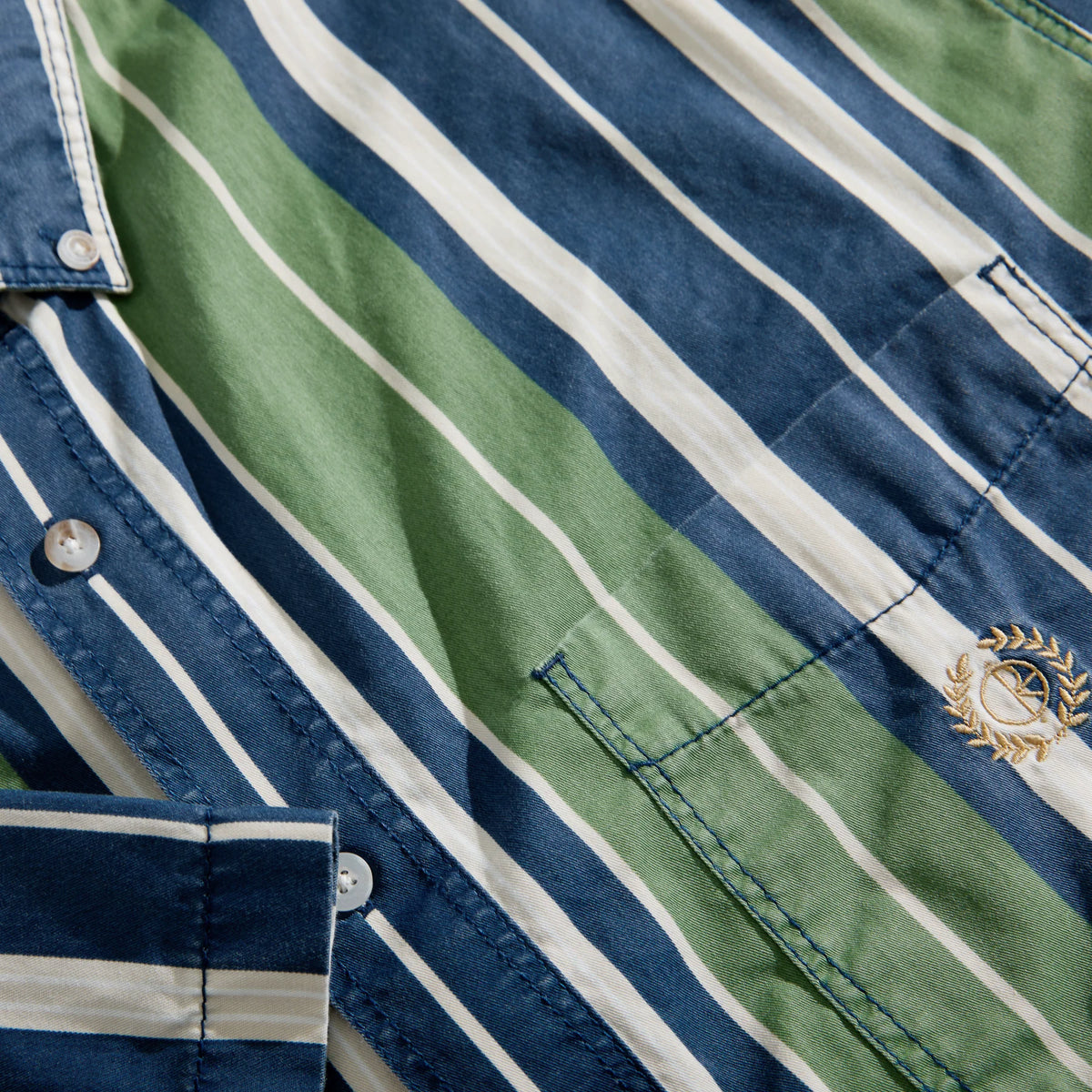 Polar - Ted Shirt - Green/Blue