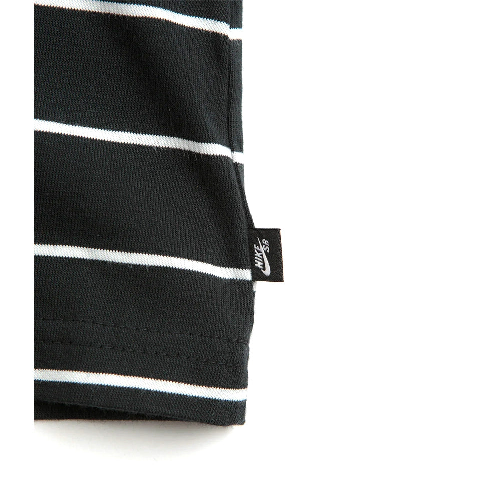 Nike SB Striped T-Shirt - Black/White