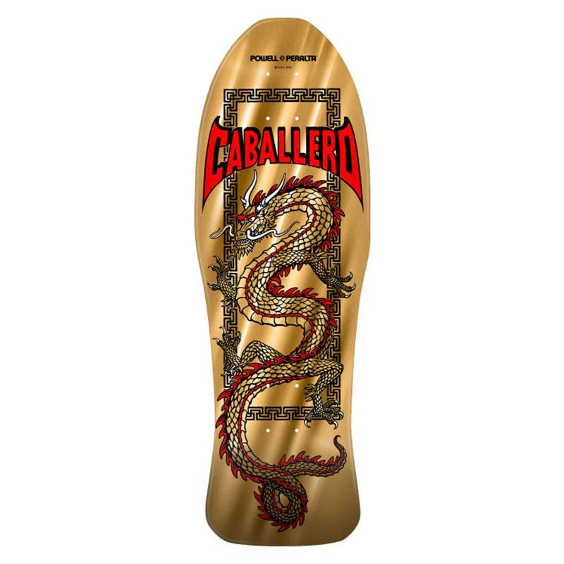 Powell Peralta - Steve Cabellero Chinese Dragon 9.625" Gold Foil