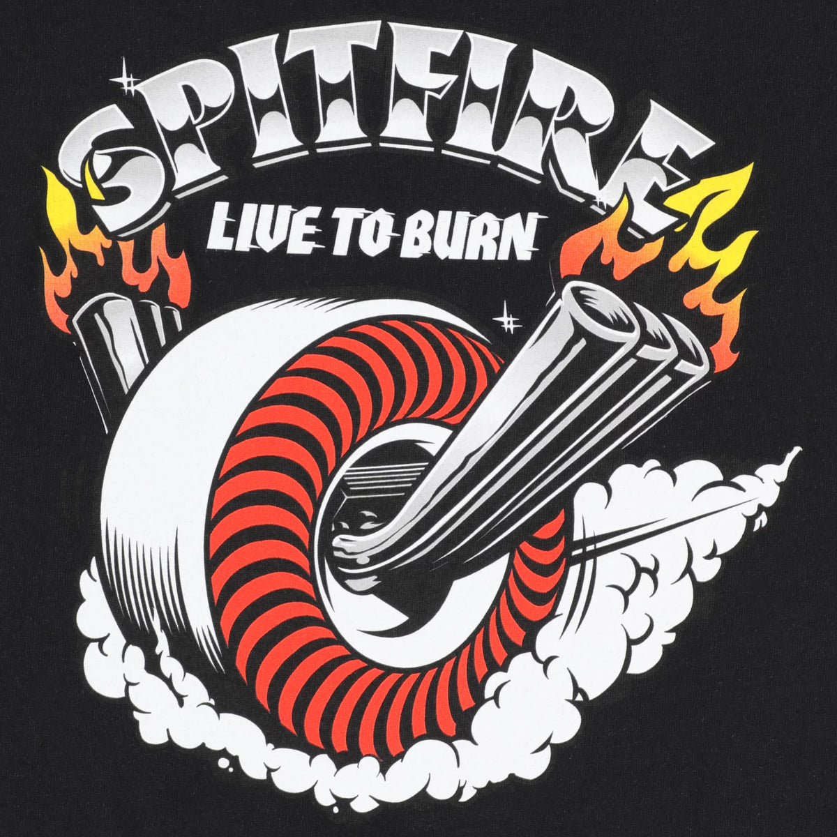 Spitfire Burnout Pocket T-Shirt - Black