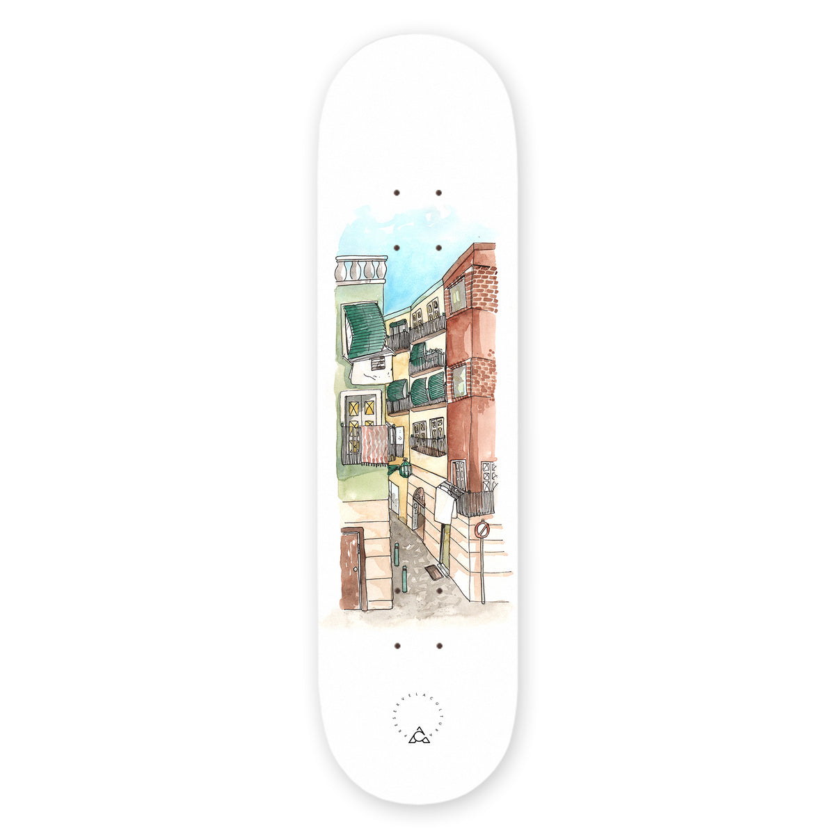 Al Carrer Watercolor - Deck