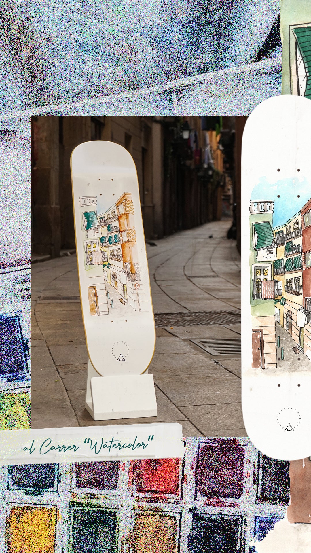 Al Carrer Watercolor - Deck