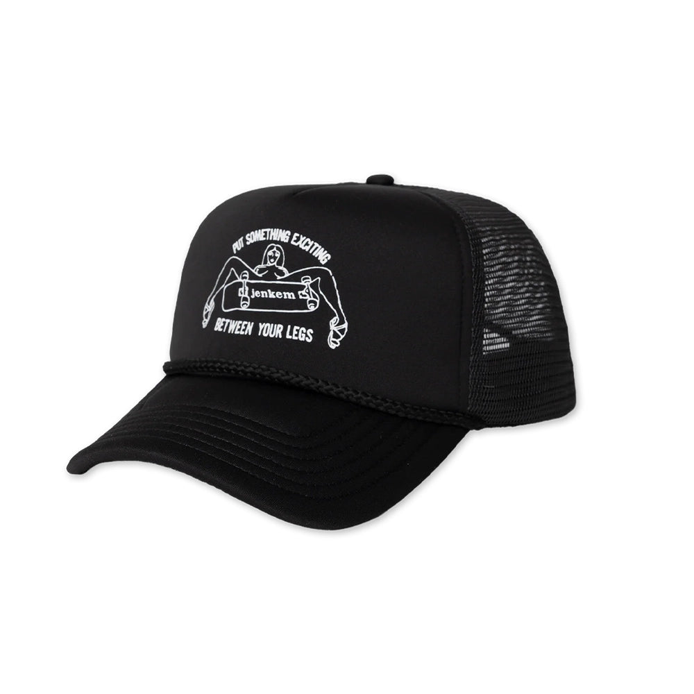 Jenken - Legs Trucker Hat - Black/Black