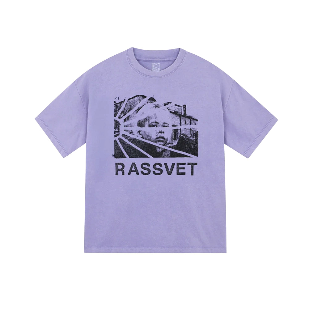 Rassvet - Heritage Logo Tee - Lilac