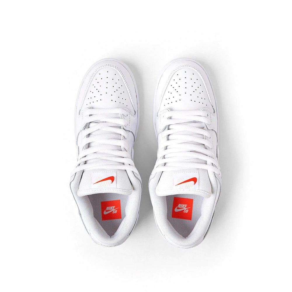 Nike SB 'Orange Label' Dunk Low Pro ISO - White White/White