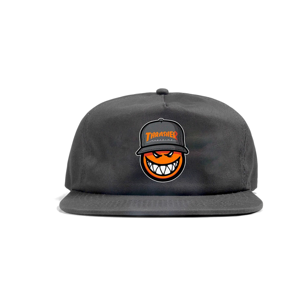 Thrasher X Spitfire - SF Logo Snapback - Chacoal