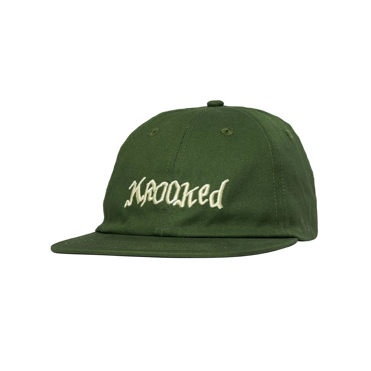 Krooked - Doble Ok Script Strapback - Olive