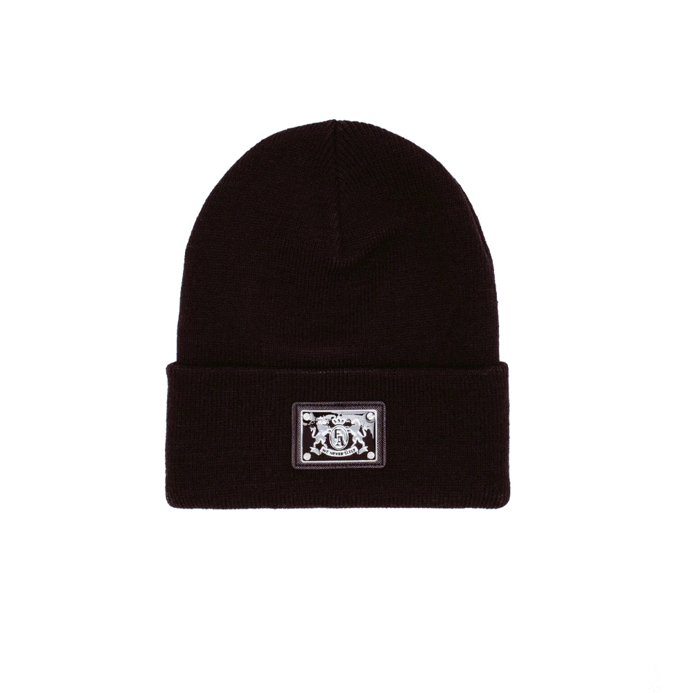 Fucking Awesome - Metal Crest Patch Beanie - Black