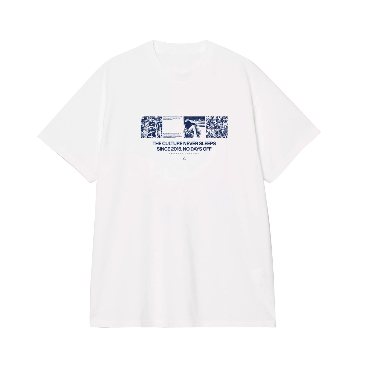 Al Carrer -The Culture Never Sleeps - White