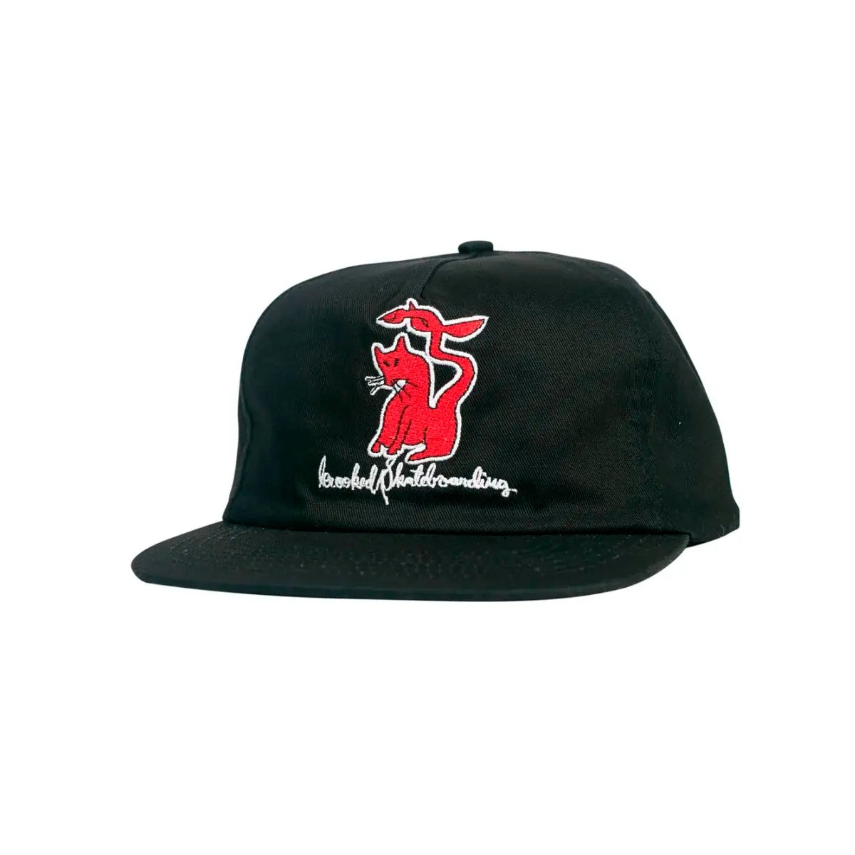 Krooked - Kat Serpent Snapback - Black/Red