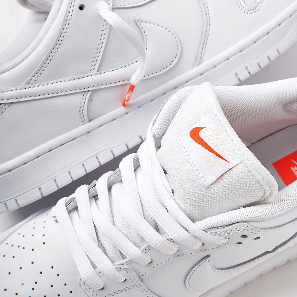 Nike SB 'Orange Label' Dunk Low Pro ISO - White White/White