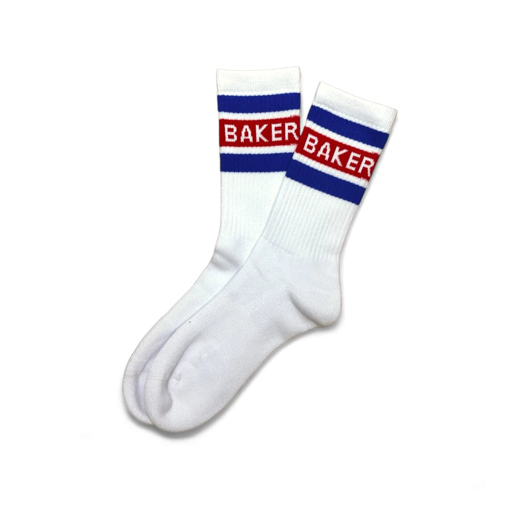 Baker - Red Sripes White Socks