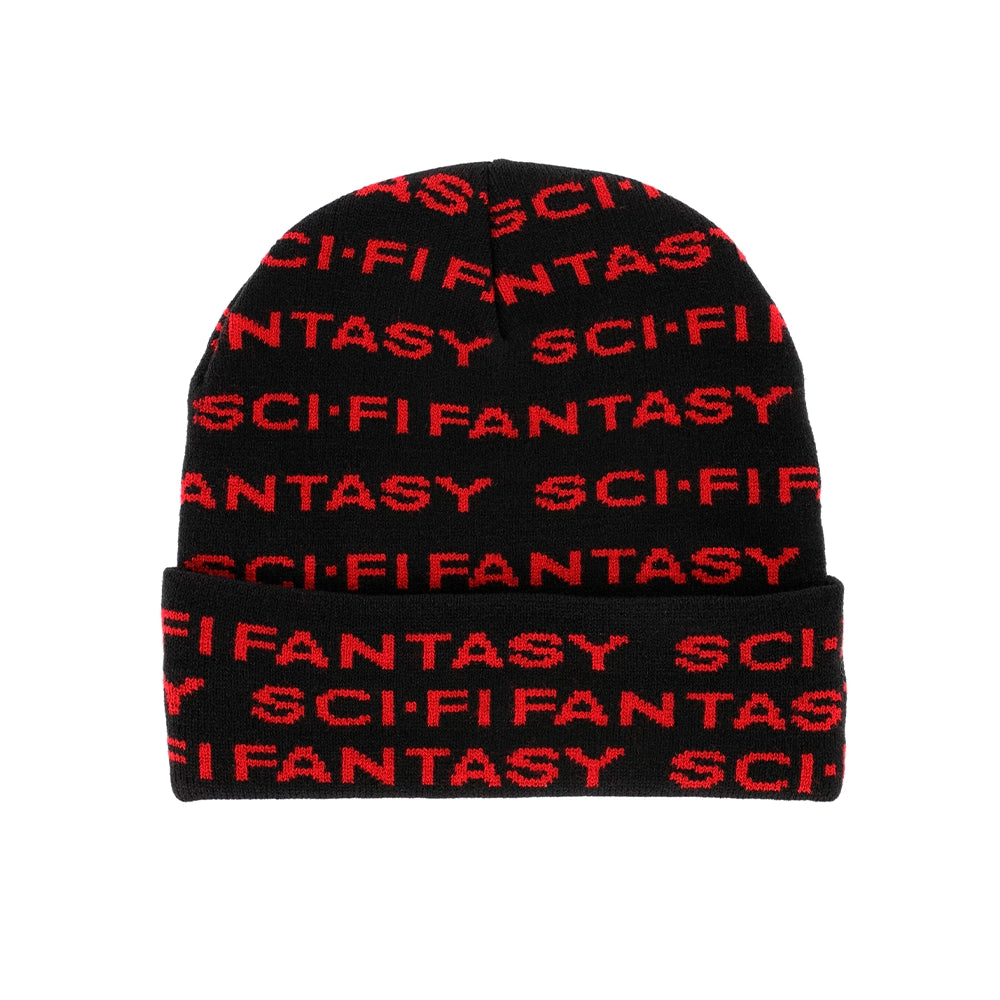 Sci-Fi Fantasy Repeat Logo Beanie