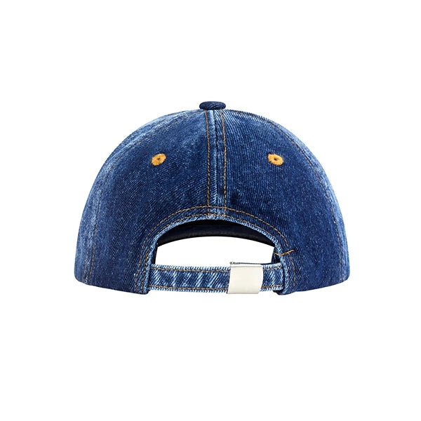 Rassvet - Script 6 Panel Strapback - Washed Denim