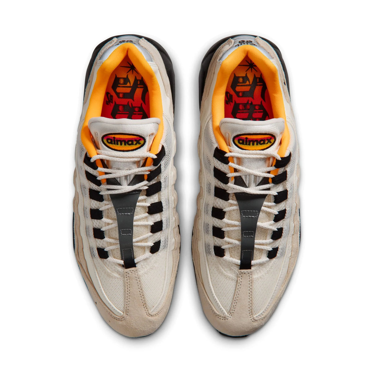 Nike SB Air Max 95 WCP - Sail/Black-Laser Orange