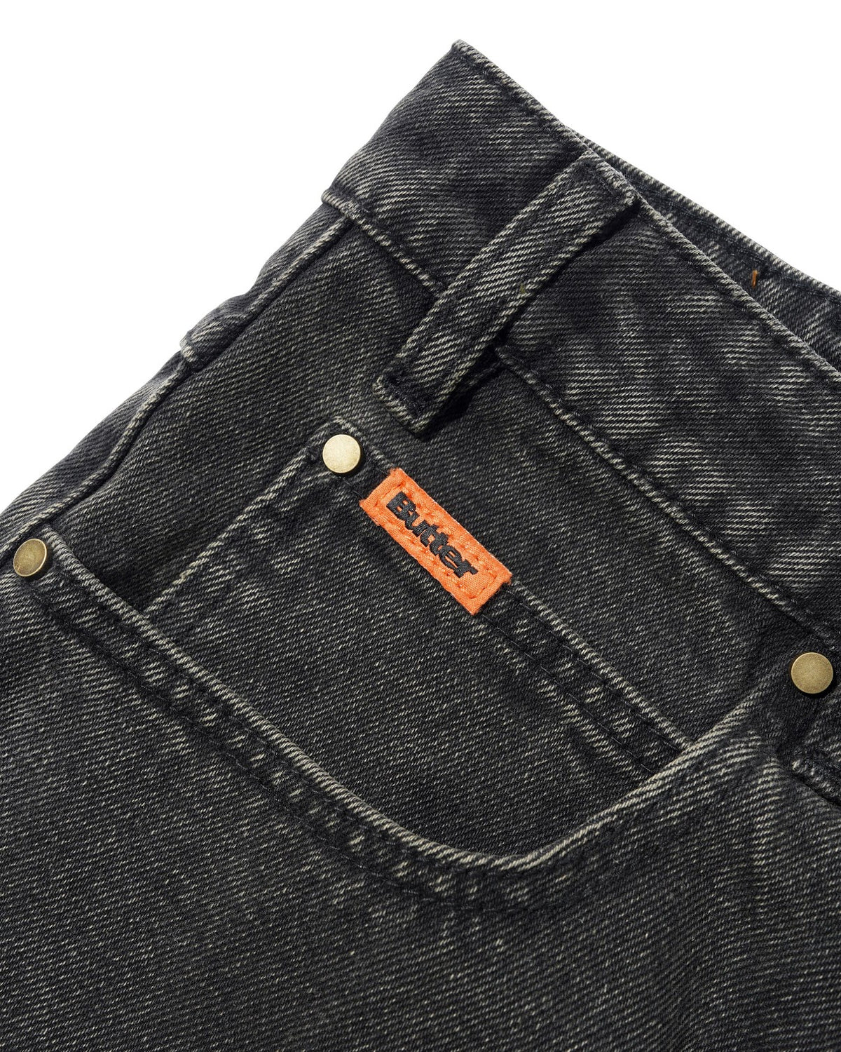 Butter - Baggy Denim Shorts - Faded Black