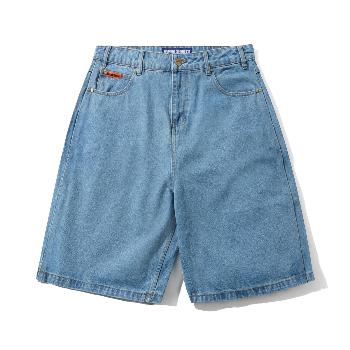 Butter - Baggy Denim Shorts - Washed Indigo