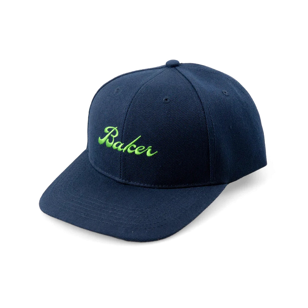 Baker - Cursive hat - navy