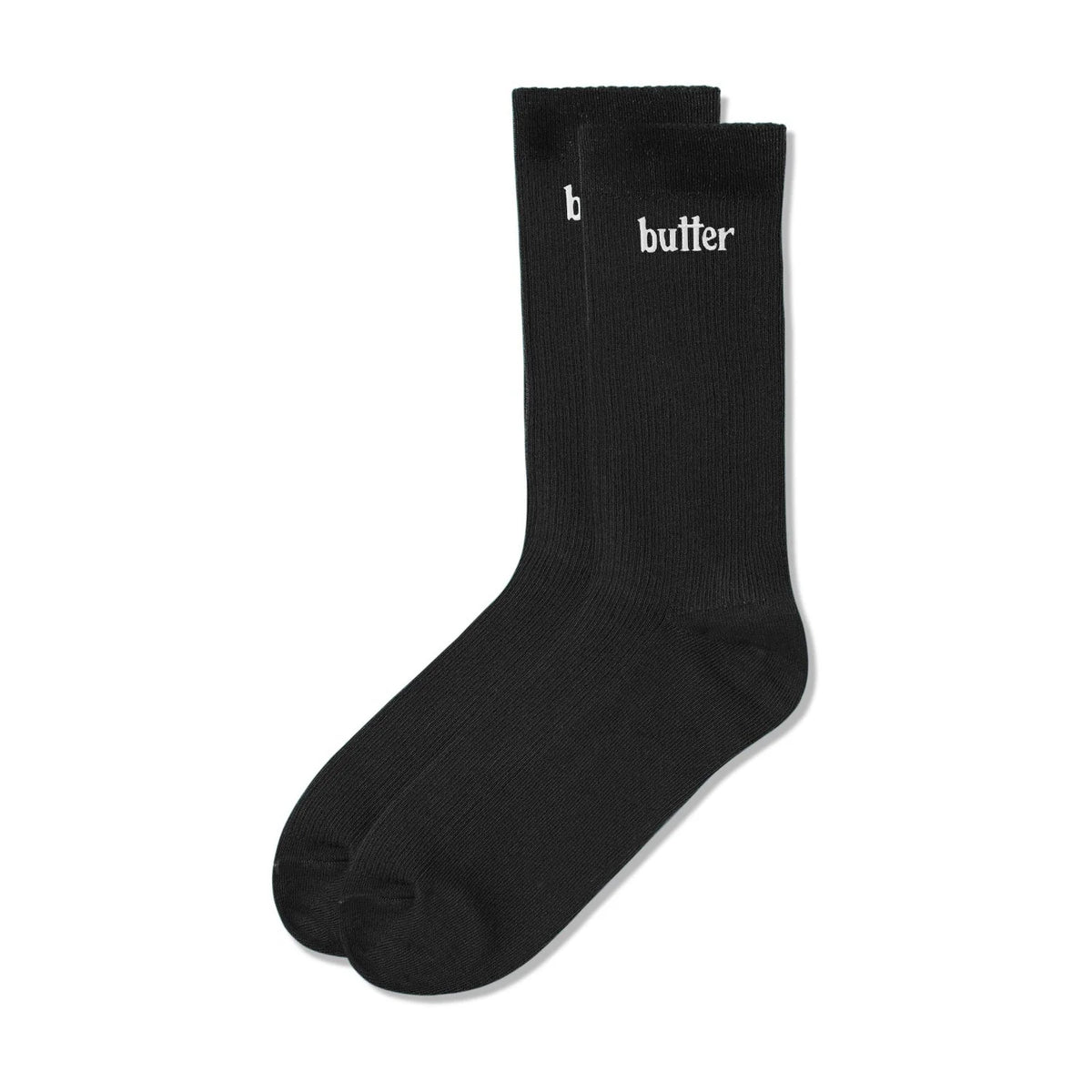 Butter - Scribble Socks - Black