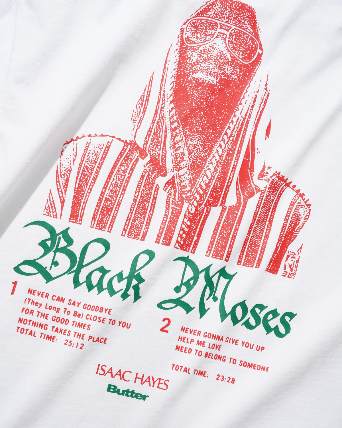 Butter - Black Moses Tee - White