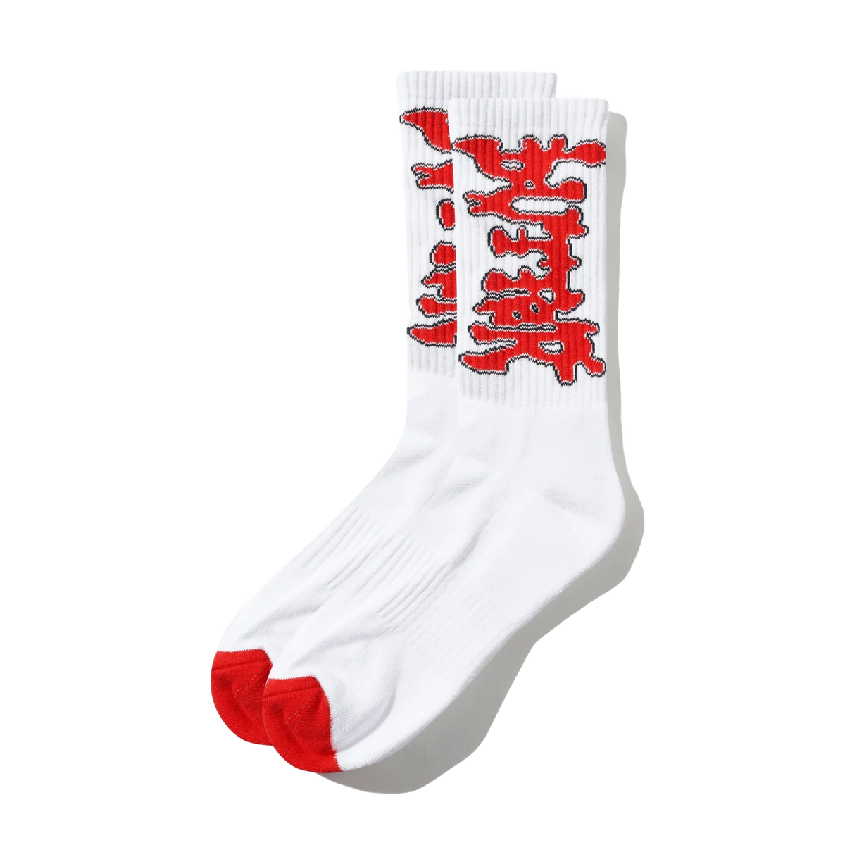 Butter - Blotch Socks - White