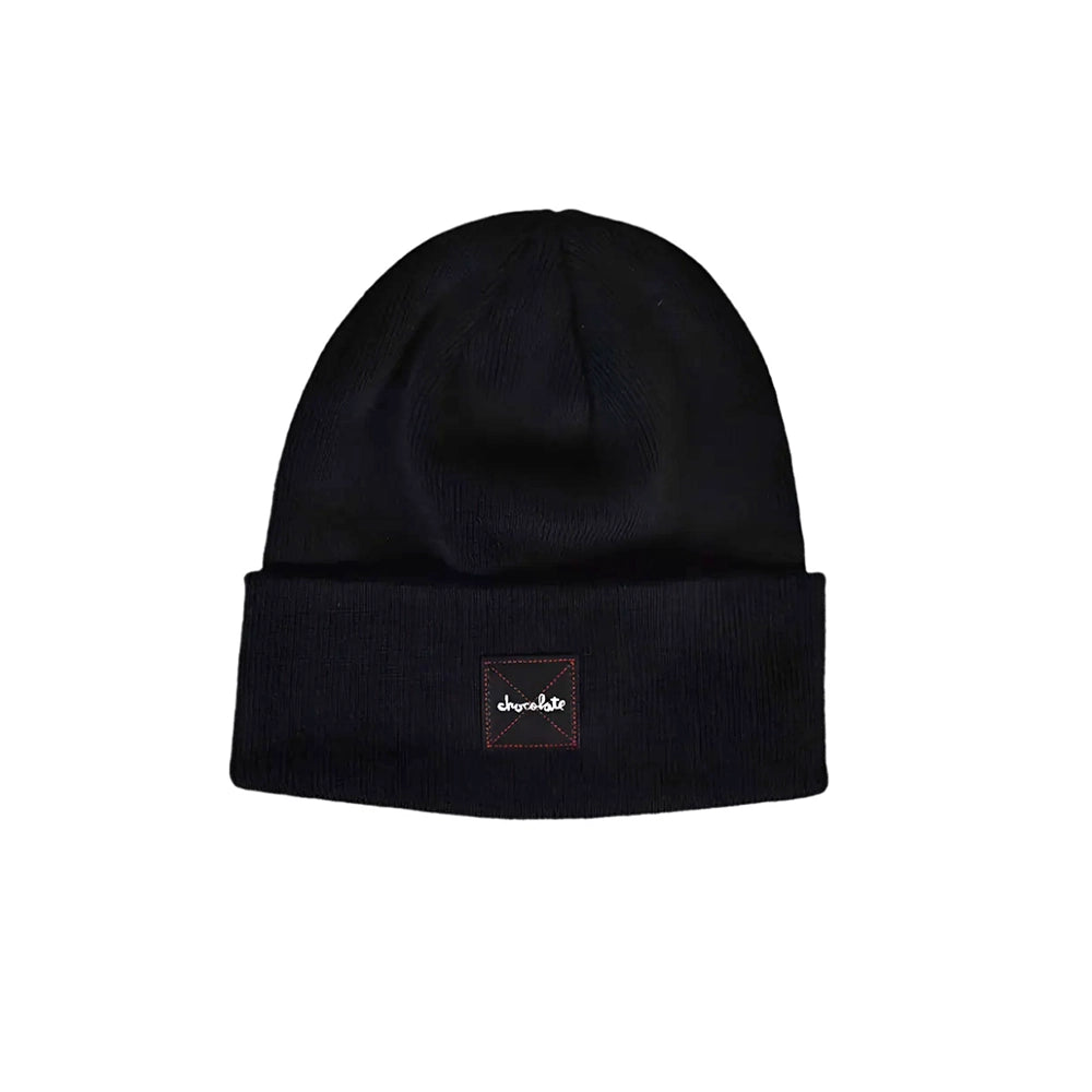 Chocolate - OG Square Beanie - Black