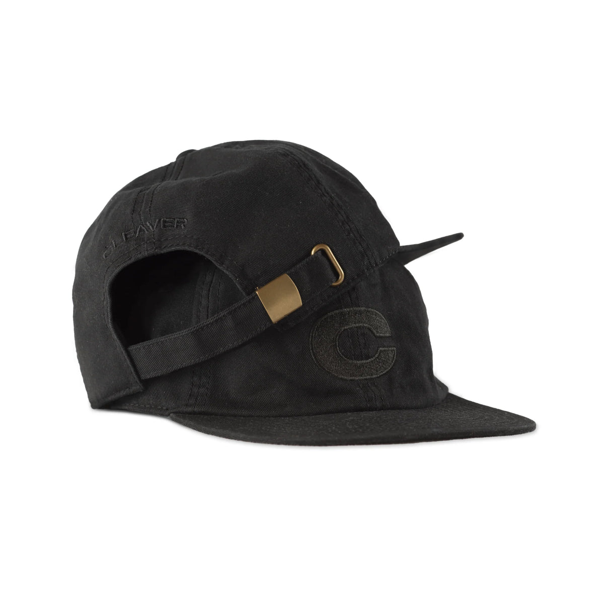 Cleaver - "C Snap" Hat - Black Tonal
