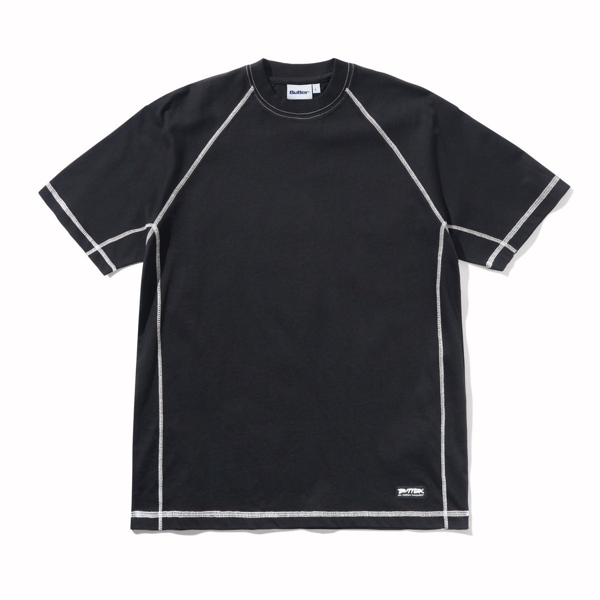 Butter - Cliff Contrast Tee - Black