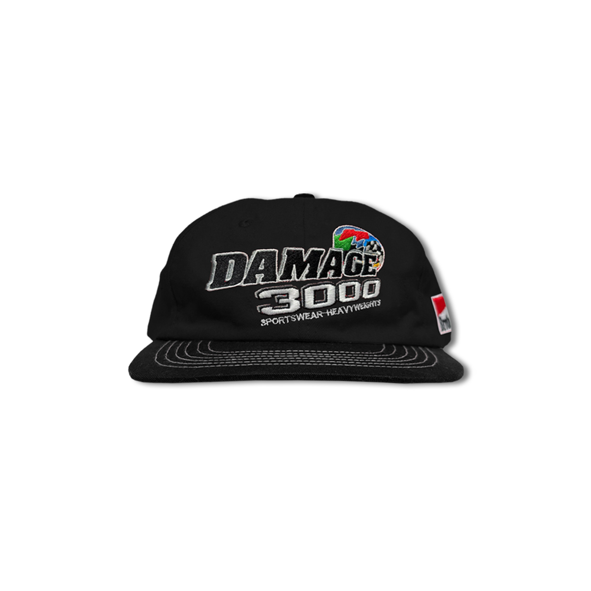 Damage - D300 6 Panel Hat - Black