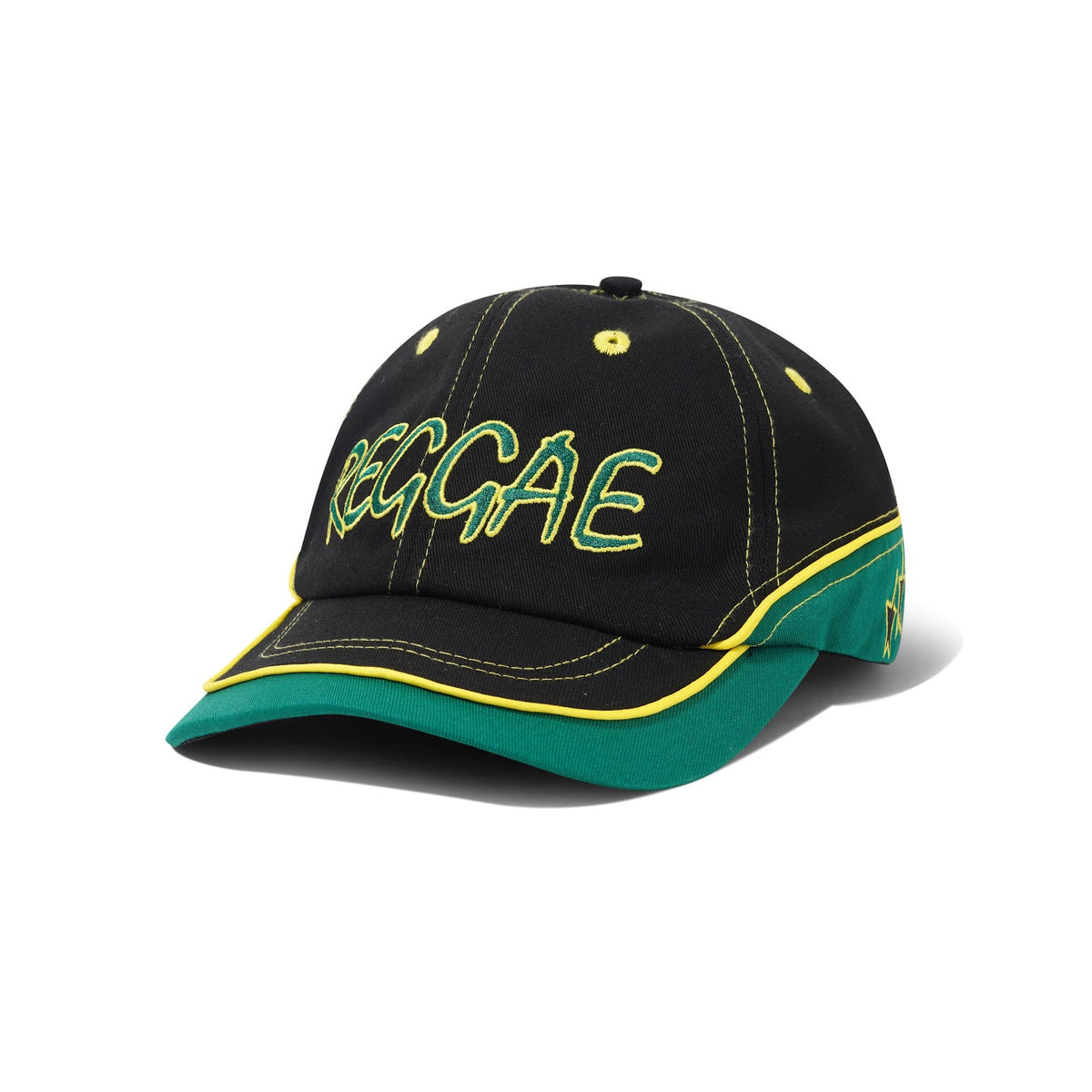 Butter - Dub 6 Panel Cap - Black/Green
