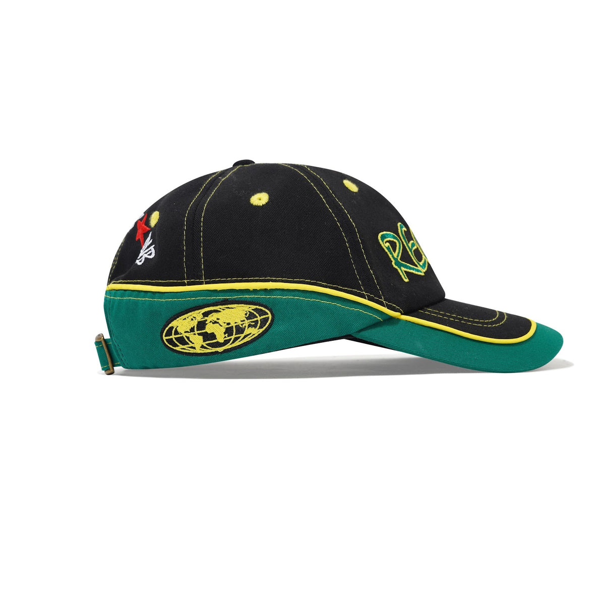 Butter - Dub 6 Panel Cap - Black/Green