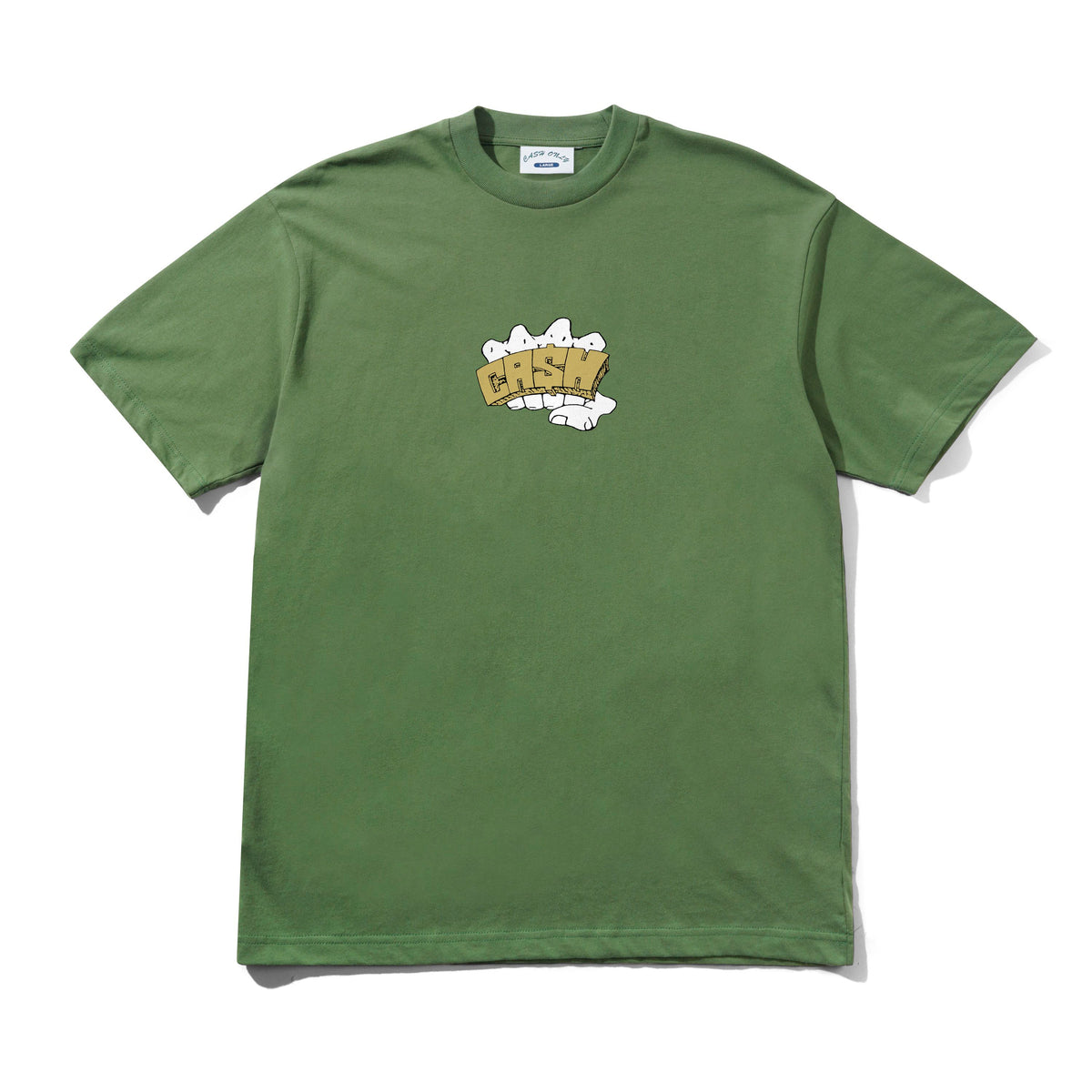 Cash Only - Duster Tee - Green