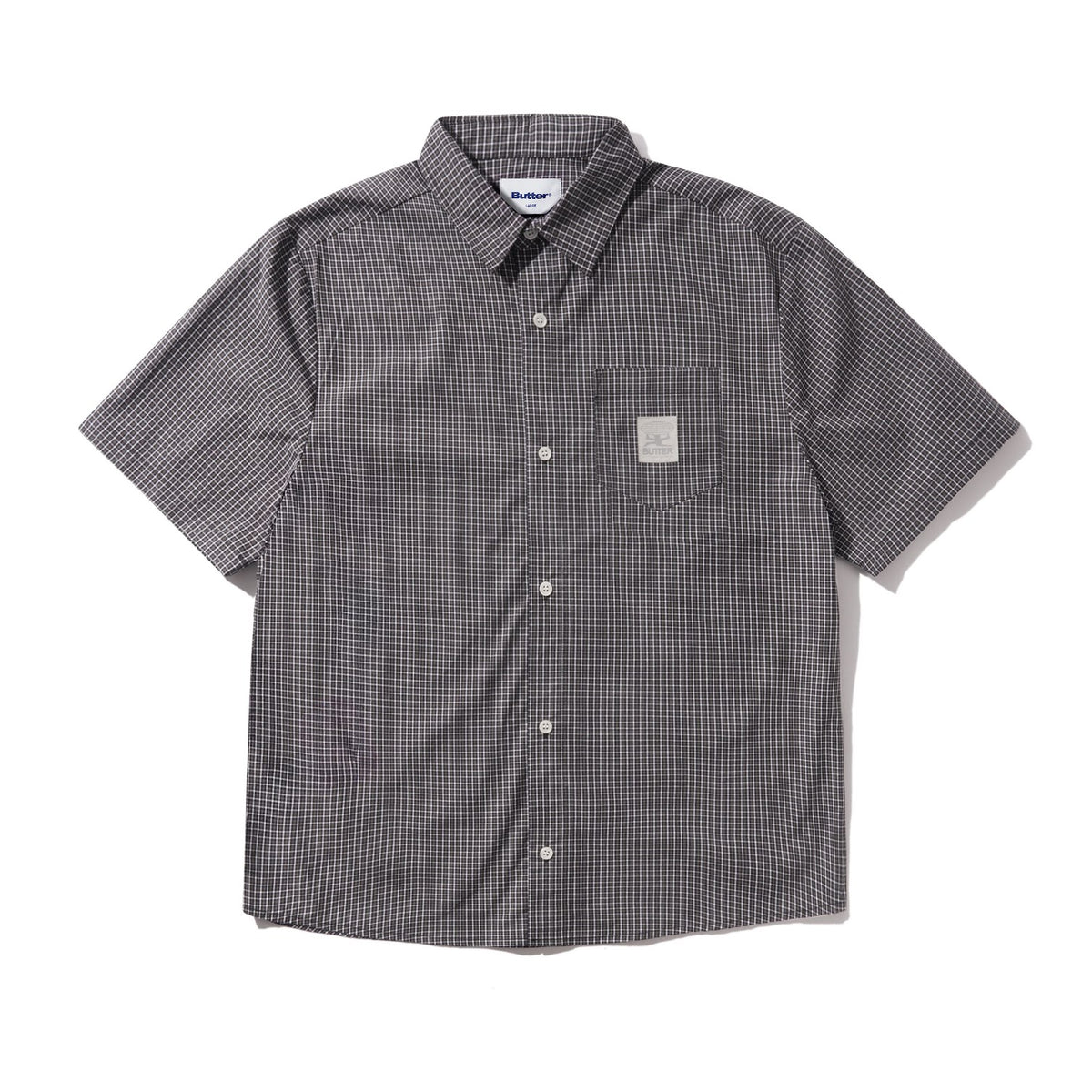 Butter - Equipment S/S Shirt - Black/ Grey
