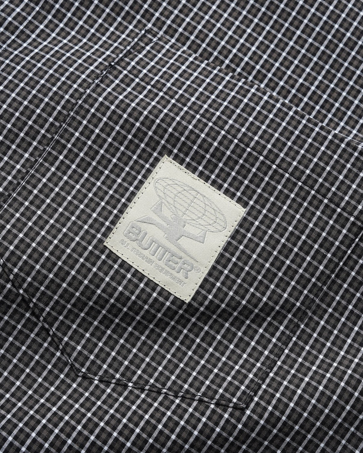 Butter - Equipment S/S Shirt - Black/ Grey