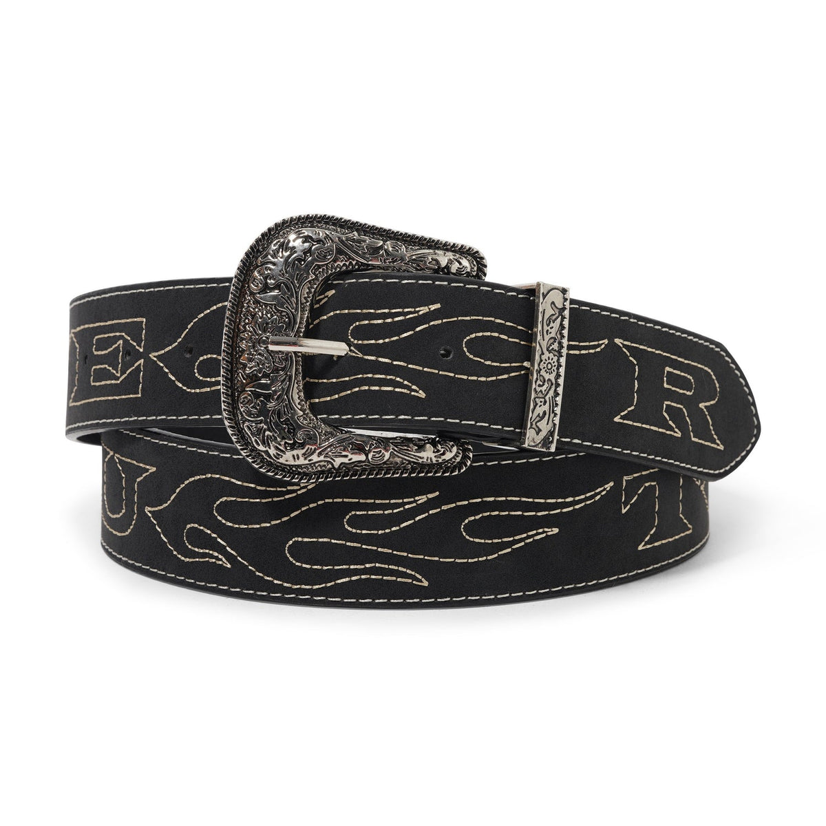 Butter - Flame Stitch Belt - Black