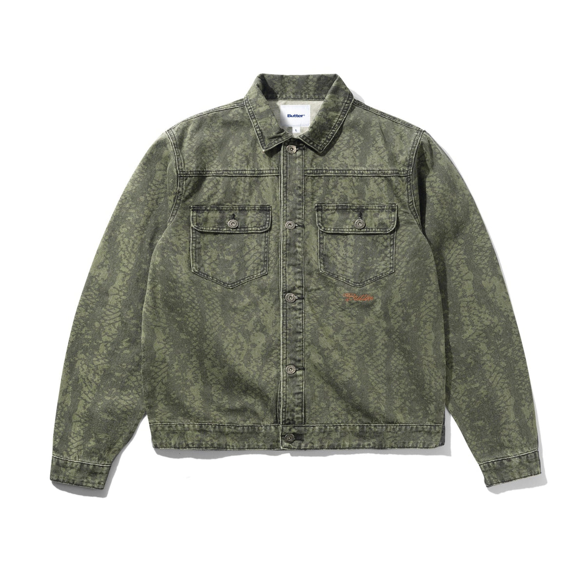 Butter - Garage Denim Jacket - Lowland Camo