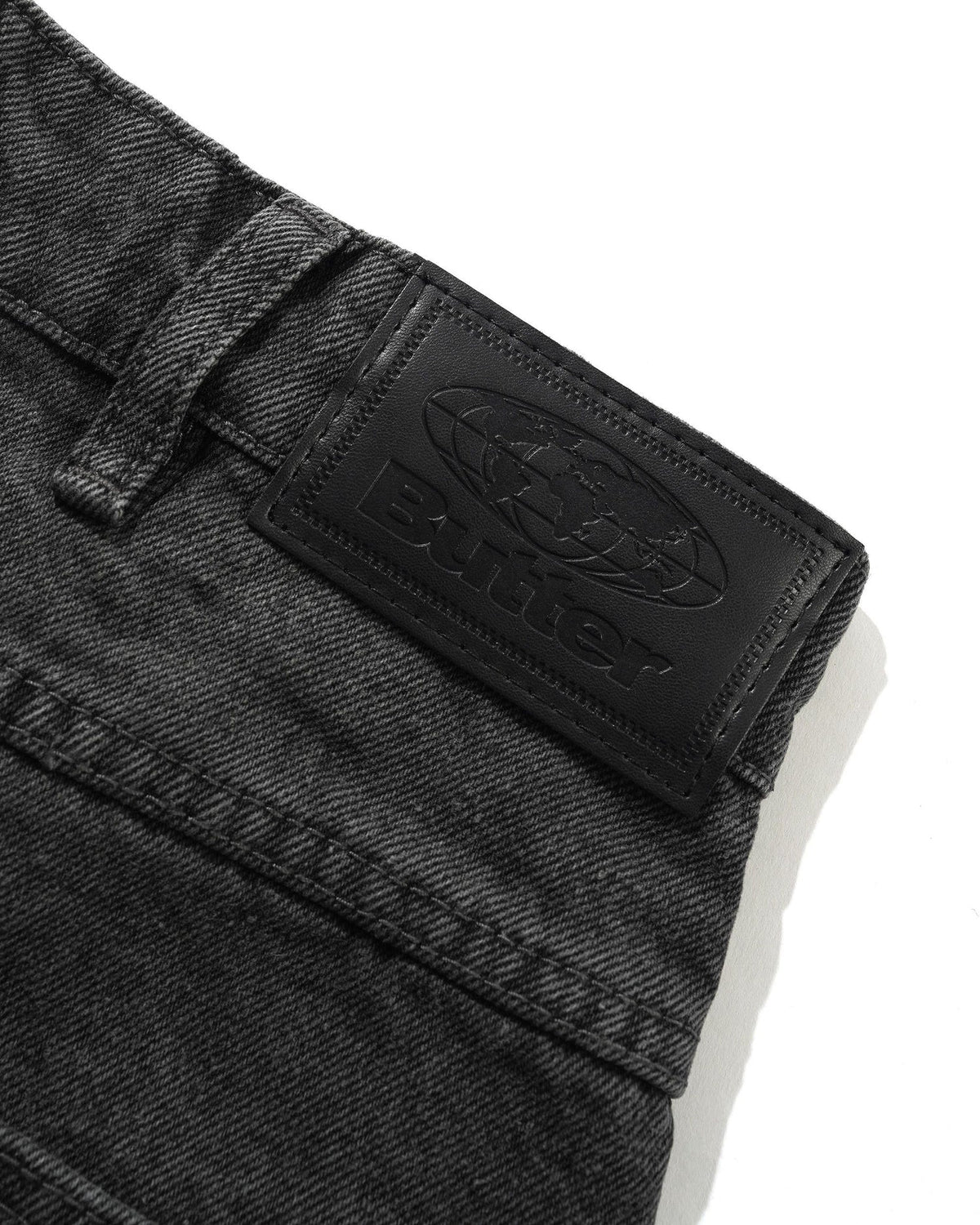 Butter - Garage Denim Shorts - Faded Black