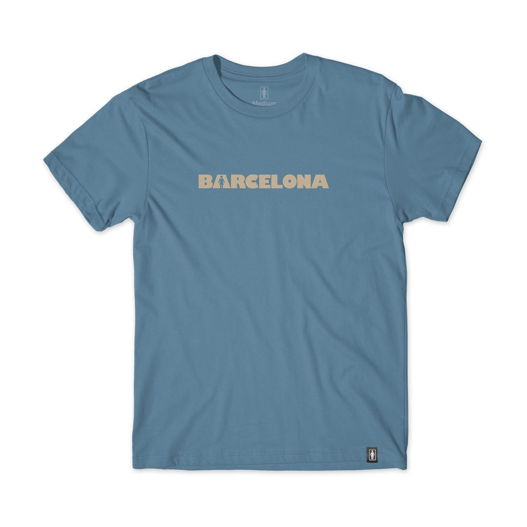 Girl X Al Carrer Barcelona T -Shirt - Sky Blue