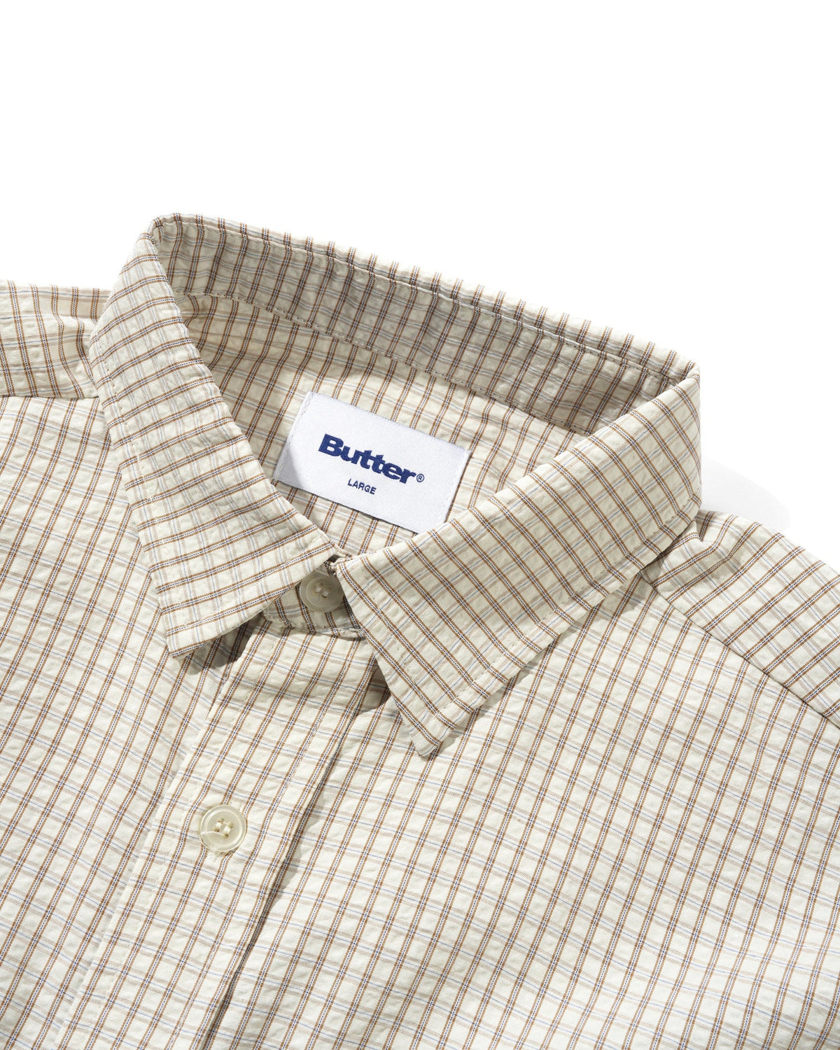 Butter - Grid S/S Shiro - Beige