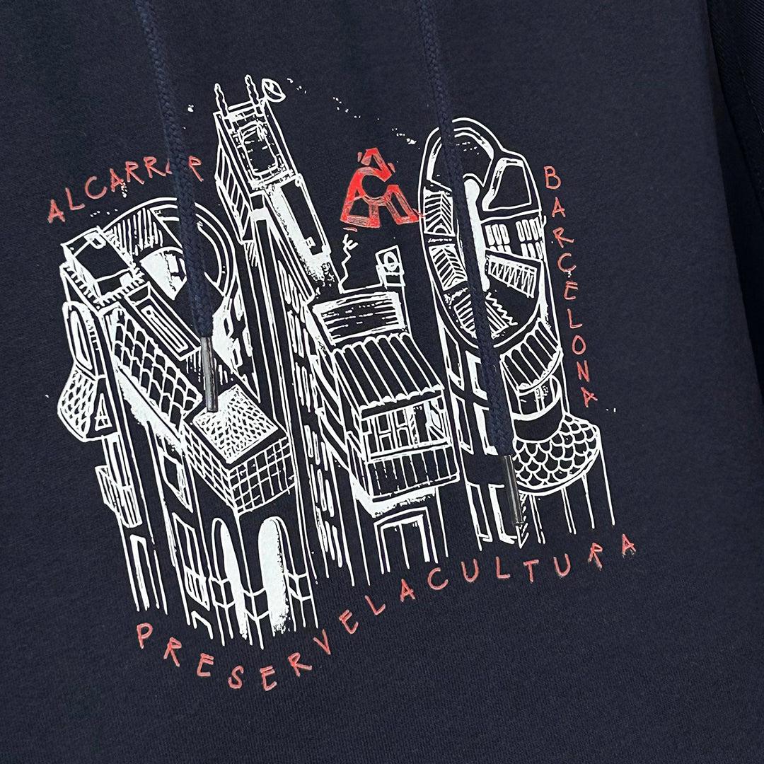 Al Carrer - City Hoodie - Navy