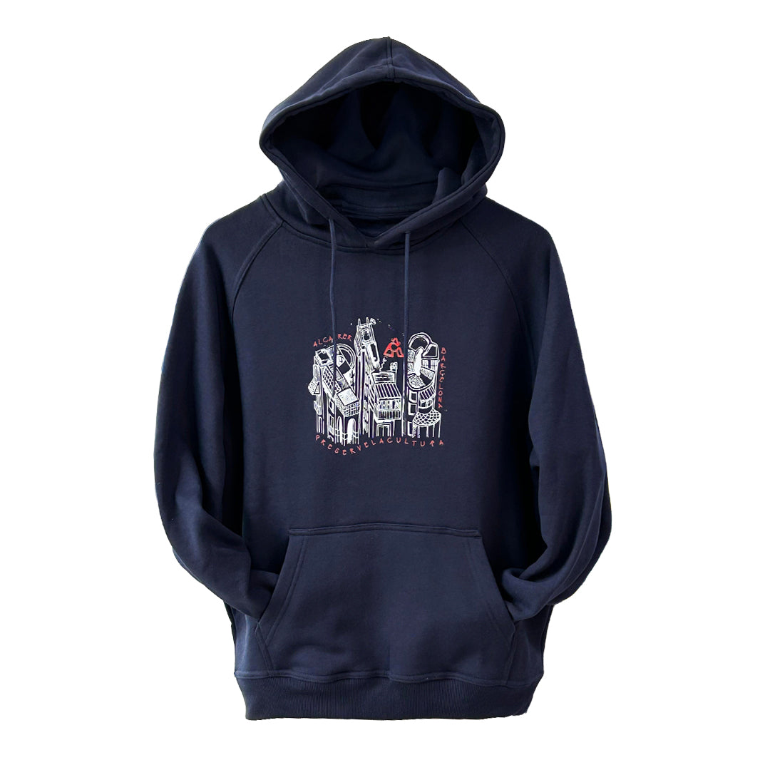Al Carrer - City Hoodie - Navy