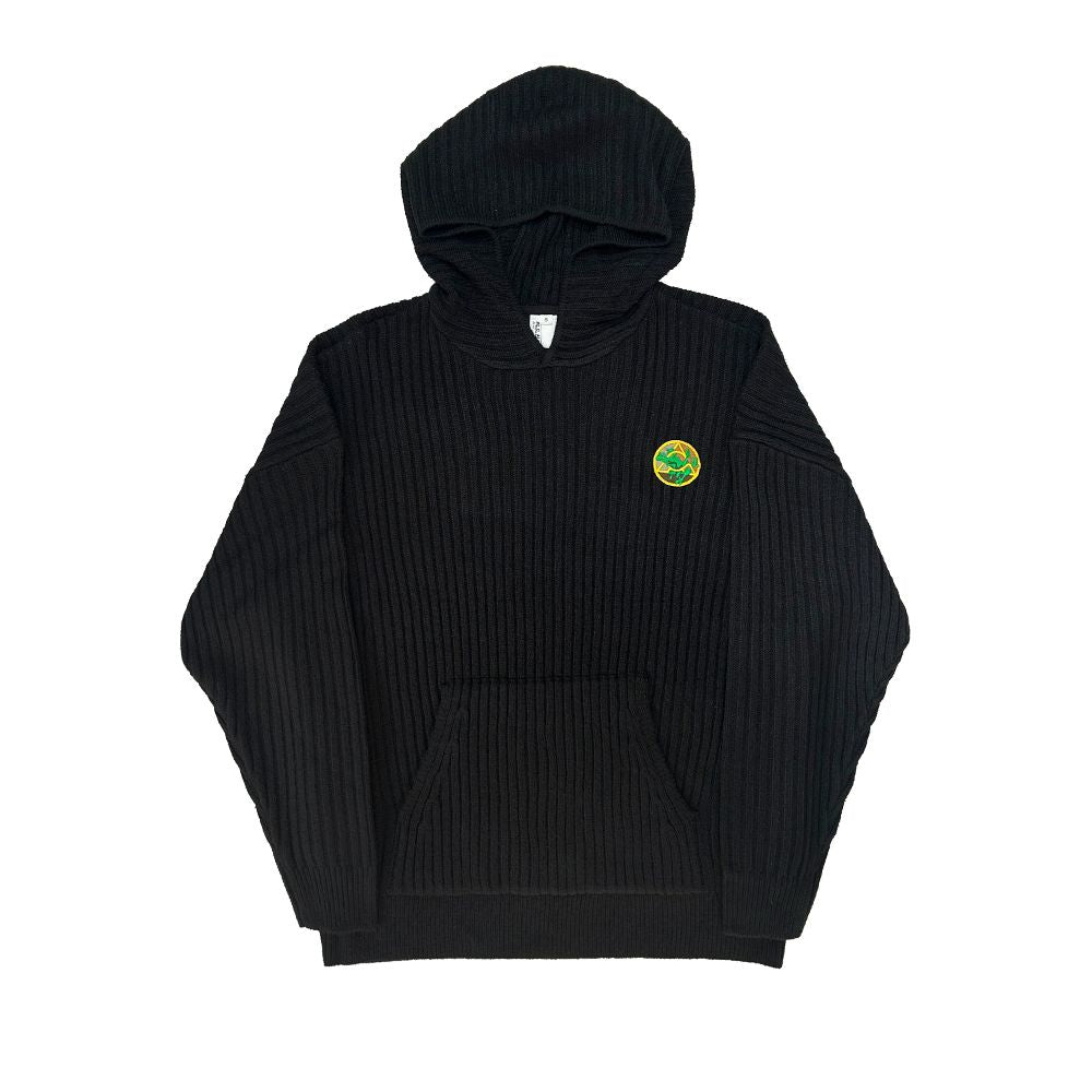 Al Carrer - Wool Hoodie - Black