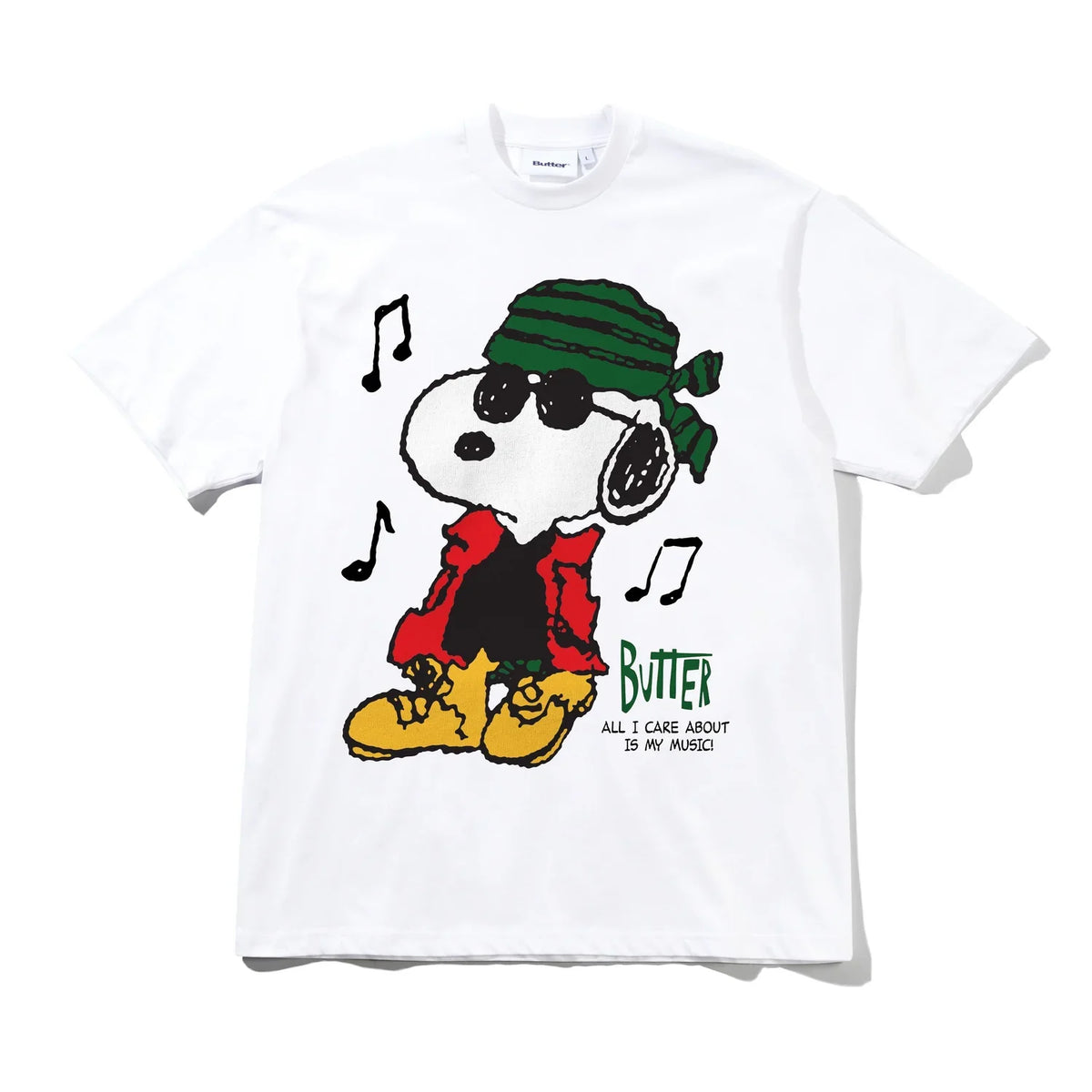 Butter - Music tee - White