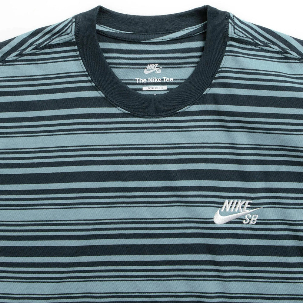 Nike SB - M90 Striped tee - Denim Turquoise