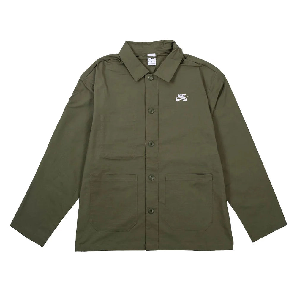 Nike SB Olympics - Skate Chore Jacket- Medium Olive/White